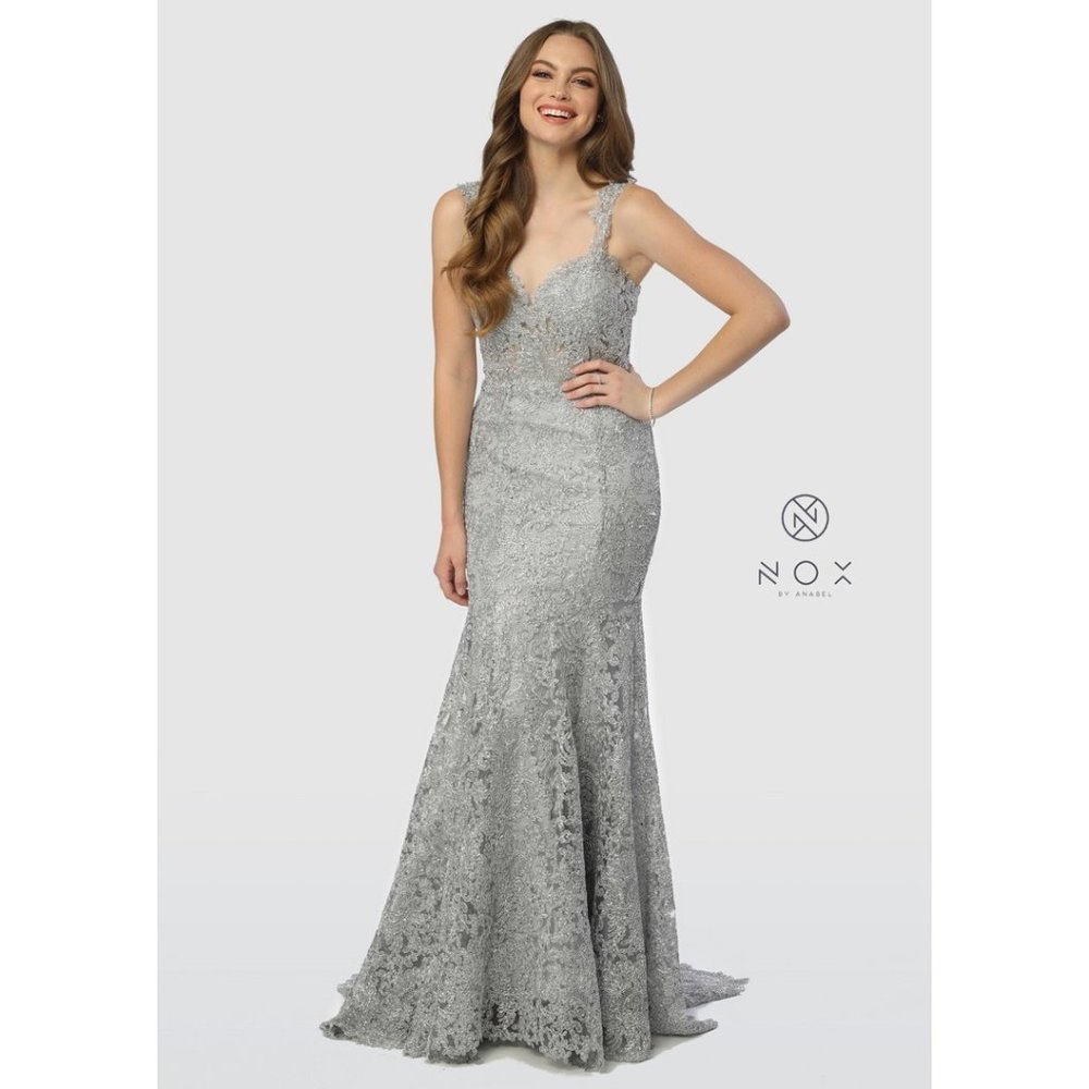 BEAUTIFUL DRESS-R216-SILVER
